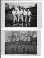 2 Cartes Photo - LYON Ou VILLEURBANNE - FC Lyon - Basket Ou Football Début 1900 - Basket-ball