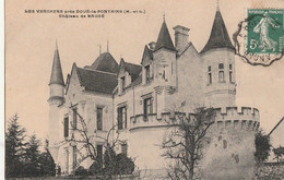 LES VERGERS. - Château De BAUGE. Carte RARE - Andere & Zonder Classificatie