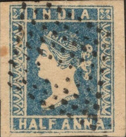 British India 1854 QV 1/2a Half Anna Litho/ Lithograph Stamp As Per Scan - Sin Clasificación