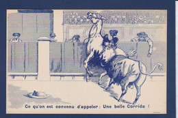 CPA Protection Animale Taureaux Corrida Non Circulé - Bull