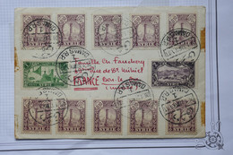 BE14  SYRIE  BELLE LETTRE RARE  1937 DAMAS A BAR LE DUC   FRANCE +LLYOD TRIESTINO+++AFFRANCH. INTERESSANT - Covers & Documents