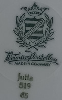 Germany, Weimar Cobalte Porcelain Plate,diametar:19sm,as Scan - Weimar Porzellan (DEU)