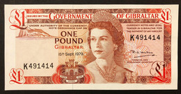 Gibraltar Gibilterra 1 POUND 1979 K PICK # 20b  Q.fds LOTTO 2555 - Gibilterra