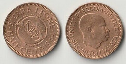 SIERRA LEONE 1/2 Cent 1964 KM16 - Sierra Leona