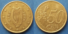 IRELAND - 50 Euro Cents 2006 KM# 37 Euro Coinage (2002) - Edelweiss Coins - Ireland