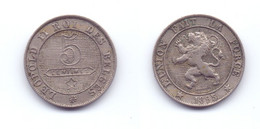 Belgium 5 Centimes 1895 (legend In French) - 5 Cents