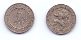 Belgium 5 Centimes 1900 (legend In Dutch) - 5 Centimes