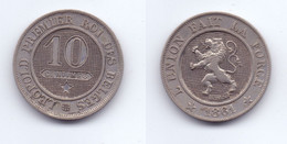 Belgium 10 Centimes 1861 - 10 Cent
