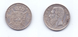 Belgium 50 Centimes 1886/66 (legend In French) - 50 Cents