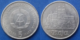 DDR · GDR - 5 Mark 1972 A "Meißen" KM# 37 German Democratic Republic (1948-1990) - Edelweiss Coins - 5 Mark