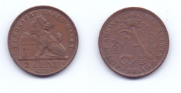 Belgium 2 Centimes 1911 (legend In Dutch) - 2 Cents