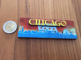 Magnet Etats-Unis «CHICAGO» (bois, 3D) - Magnete