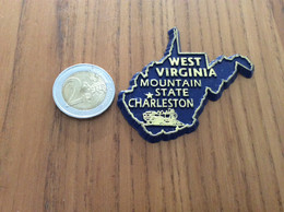 Magnet Etats-Unis Universal Souvenir Co «MOUNTAIN STATE - CHARLESTON - WEST VIRGINIA» (train) - Magnets