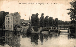 N°10313 -cpa Environs De Rennes -St Grégoire- Le Moulin- - Moulins à Eau