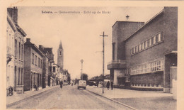 1466/ Zelzate, Gemeentehuis, Zicht Op De Markt - Zelzate