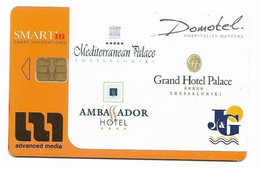 Domotel Hotels, Others, Greece, Used Smart (chip) Hotel Room Key Card # Domotel-1 - Chiavi Elettroniche Di Alberghi
