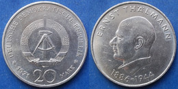 DDR · GDR - 20 Mark 1971 A "85th Birthday Of Ernst Thälmann" KM# 34 German Democratic Republic - Edelweiss Coins - Other & Unclassified