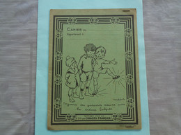 Rare Protège Cahier - Crème Eclipse - Cirages - Enfants Par L'illustrateur   Poulbot - Réf.81. - Wash & Clean