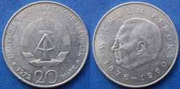 DDR · GDR - 20 Mark 1972 A "Wilhelm Pieck" KM# 42 German Democratic Republic (1948-1990) - Edelweiss Coins - Altri & Non Classificati