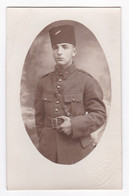 Carte Photo Du Soldat Henri Serignac , Militaire Au 24è B.O.A.  Casablanca Maroc - Personen