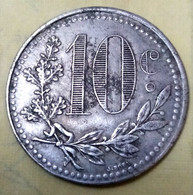 Algérie 1921, Chambre De Commerce D'Alger ,10 Centimes , Aluminium , Gomaa - Algeria