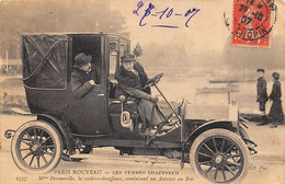 Paris     75    Métier    Paris Nouveau   Taxi    Les Femmes Chauffeurs  Mme Decourcelle      (voir Scan) - Andere & Zonder Classificatie