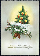 G0177 - TOP Glückwunschkarte Weihnachten - Tannebaum Tannenzweig - EAS Schwertfeger - Other & Unclassified