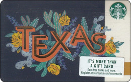 Amerika  Starbucks Card City Texas 2017-6168 - Gift Cards