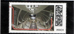Germany 2022 . Metro Stations U-Bahn-Haltestelle Heumarkt, Köln .Trasnport ,Trains ,Architecture. 1v. - Unused Stamps