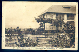 Cpa Moyen Congo -- Pointe Noire -- Un Des Bâtiments De L' Hôpital  AOUT22-2 - Pointe-Noire