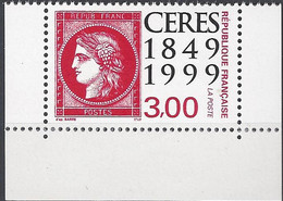 FRANCE 1999 TIMBRE 3212 CERES ROUGE BORD BAS TIMBRE ISSUS CARNET 150 EME ANNIVERSAIRE DU PREMIER TIMBRE FRANCAIS 1849 - Unused Stamps