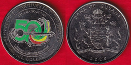 Guyana 100 Dollars 2020 "50y Of The Republic" Colored UNC - Guyana