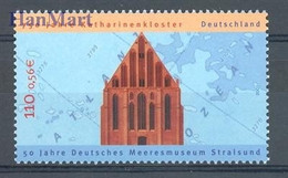 Germany, Federal Republic 2001 Mi 2195 MNH  (ZE5 GRM2195) - Abbeys & Monasteries