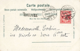 Bahnpost: "AMBULANT/No 8", Stabstempel "Montreux" (ac5893) - Railway