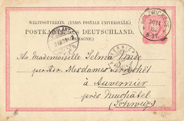 Bahnpost: "AMBULANT/No 8" Auf Karte Aus Dem Ausland (ac5899) - Railway