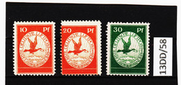 13DD/58 DEUTSCHES REICH 1905 MICHL  I / III (*) FALZ  SIEHE ABBILDUNG - Unused Stamps