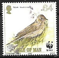Isle Of Man - MNH ** 2000 :    Eurasian Skylark  -  Alauda Arvensis - Uccelli Canterini Ed Arboricoli
