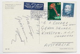 MONACO 1FR70+20C CARTE AVION MONTE CARLO 28.9.1979 POUR AUSTRALIE - Cartas & Documentos