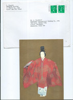 Japan Cover And Postcard 1976 - Lettres & Documents