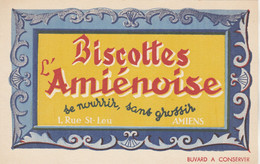 BUVARD  Biscottes AMIENOISE 1, Rue St-Leu à AMIENS - 088 - Biscottes