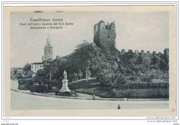 CASTELFRANCO  VENETO:  RESTI  DELL' ANTICO  CASTELLO  -  MONUMENTO  A  GIORGIONE  -  FP - Treviso