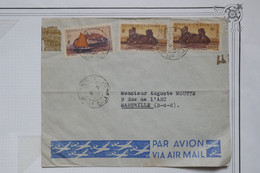 BF1 NOUVELLE CALEDONIE LETTRE   1951  PAR AVION  NOUMEA  A  MARSEILLE FRANCE + +AFFRANCH. INTERESSANT - Briefe U. Dokumente