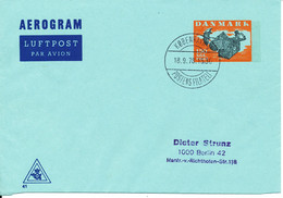 Denmark Aerogramme The Flying Trunk H.C. Andersen Sent To Germany Copenhagen 18-9-1978 - Airmail