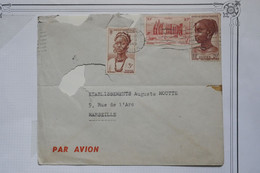BF1 AOF BELLE  LETTRE   1942  PAR AVION    DAKAR A MARSEILLE FRANCE + +AFFRANCH. INTERESSANT - Briefe U. Dokumente