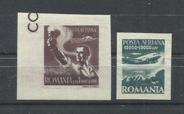 RUMANIA  YVERT  AEREO  38  A/B    MNH  ** - Unused Stamps