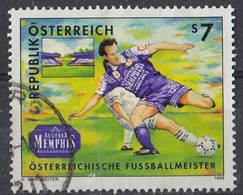 AUSTRIA 2250,used,football - Used Stamps
