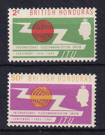 British Honduras: 1965   I.T.U. Centenary   MNH - Britisch-Honduras (...-1970)