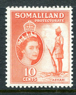 Somaliland 1953-58 QEII Pictorials - 10c Askari HM (SG 138) - Somaliland (Herrschaft ...-1959)