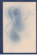 CPA Camée Type Art Nouveau Femme Woman Circulé - 1900-1949