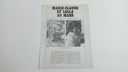 Coupure De Presse De 1975 Marie Claude Beaumont Et Lella Lombardi Au Mans - Andere & Zonder Classificatie